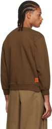 3MAN Brown Rugby Sweatshirt