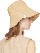 rag & bone Beige Jade Rollable Beach Hat