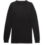 Rick Owens - Slim-Fit Baby Alpaca-Blend Sweater - Men - Black