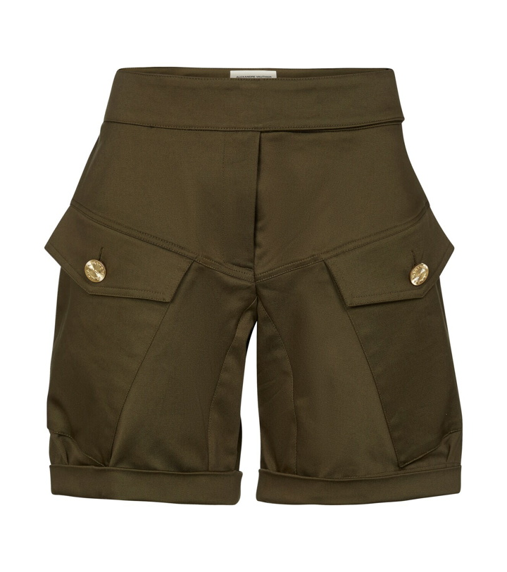 Photo: Alexandre Vauthier - High-rise stretch-cotton shorts