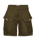 Alexandre Vauthier - High-rise stretch-cotton shorts