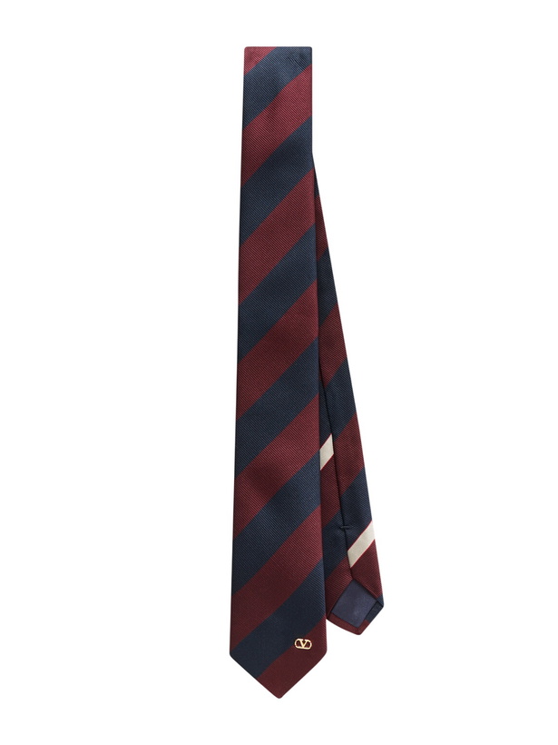 Photo: Valentino Garavani - 6cm Striped Silk-Jacquard Tie