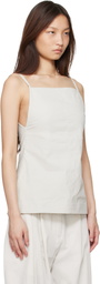 Studio Nicholson Beige Raddle Top