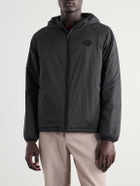 Burberry - Logo-Appliquéd Shell Hooded Jacket - Black
