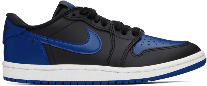 Photo: Nike Jordan Black & Navy Air Jordan 1 Low 85 Sneakers