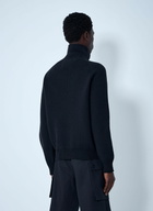 Margaret Howell High Neck Wool Zip Sweater