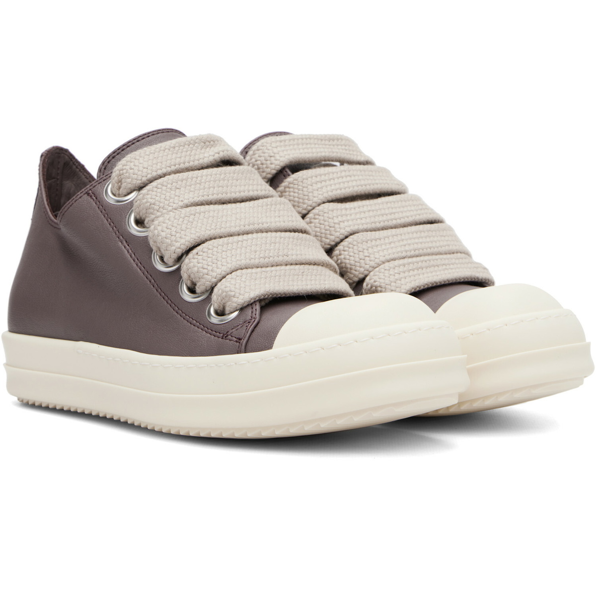 Rick Owens Purple Tower Jumbolace Low Sneaks Sneakers