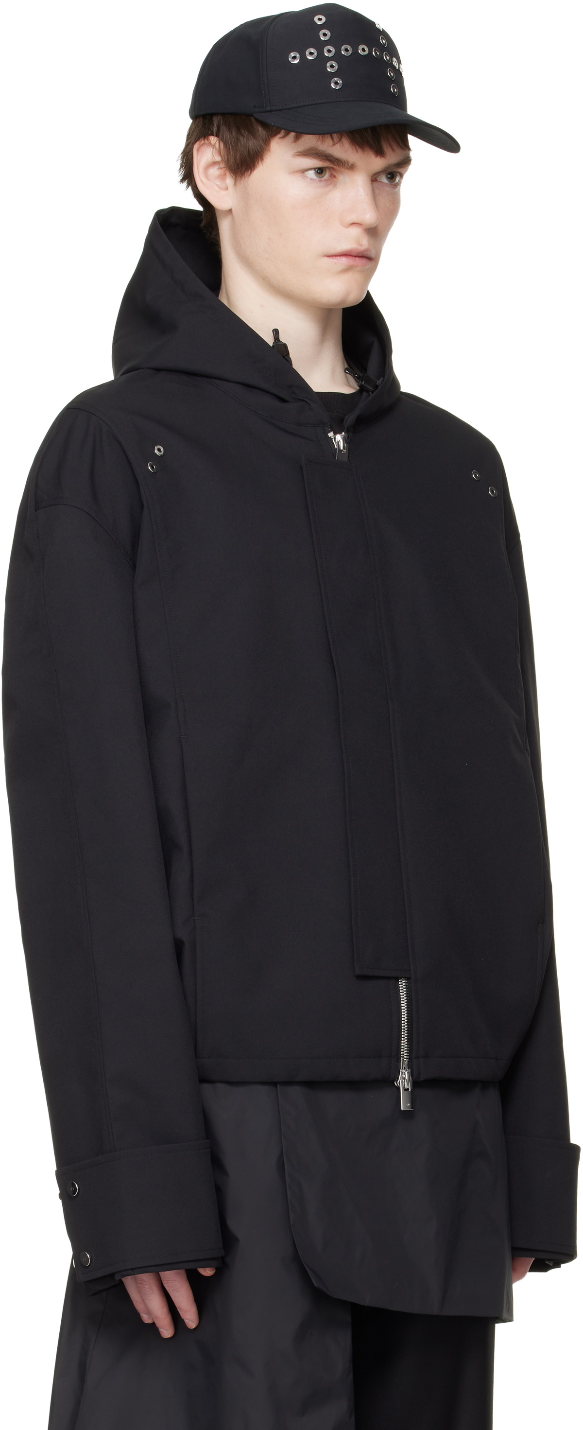HELIOT EMIL Black Akhal Jacket