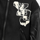 Y-3 Men's Letterman Jacket in Black/Black