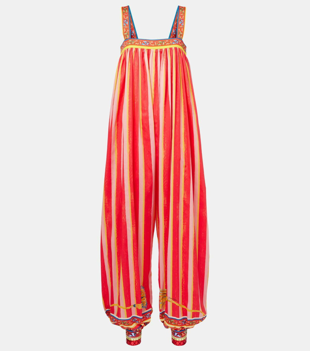 Dolce&Gabbana Printed cotton jumpsuit