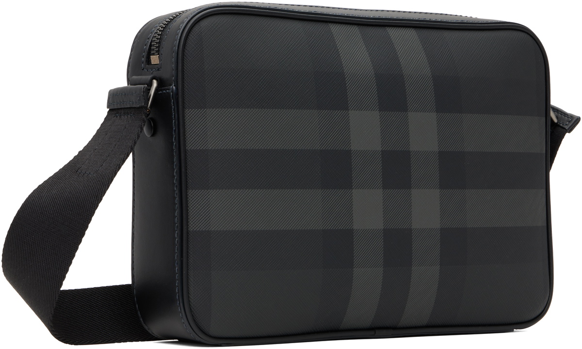 Burberry Gray & Black Muswell Bag