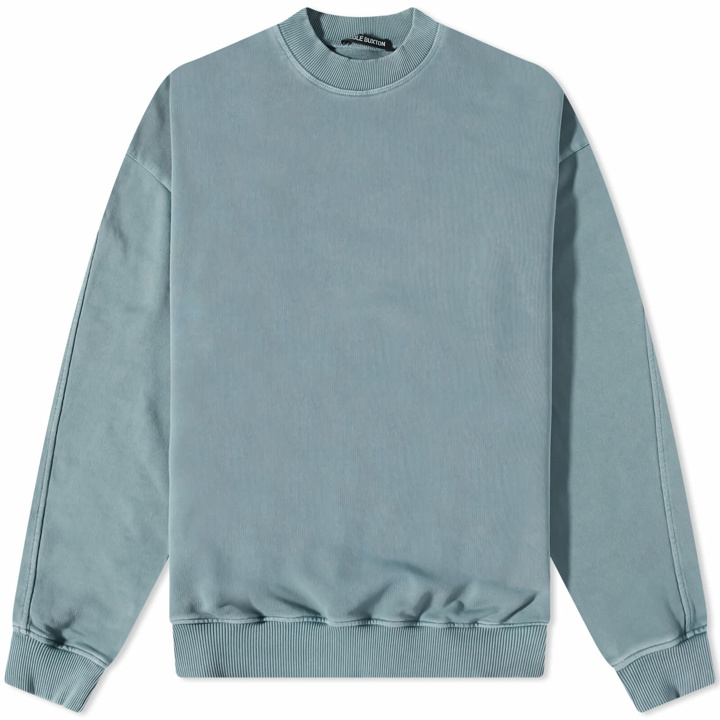 Photo: Cole Buxton Men's Warm Up Crew Sweat in Washed Green
