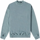Cole Buxton Men's Warm Up Crew Sweat in Washed Green