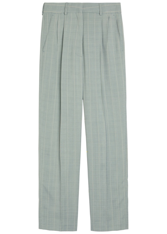 Photo: Blaze Milano Fox Striped Woven Trousers Light Blue