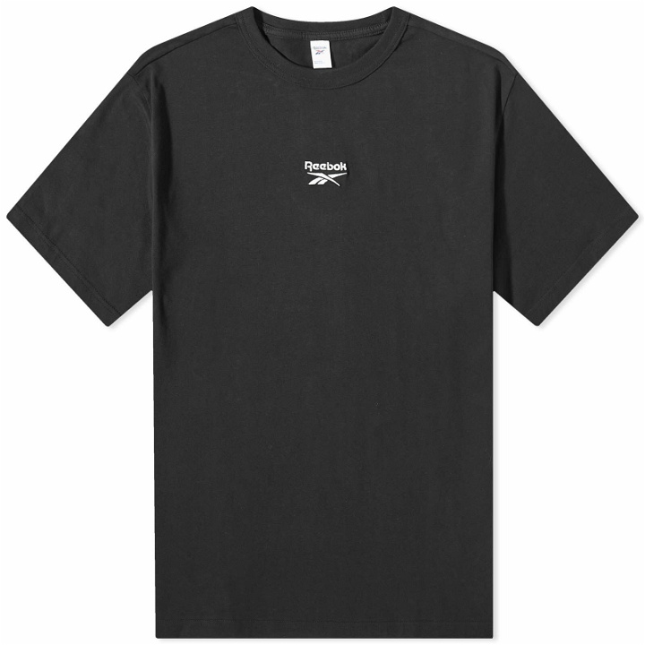 Photo: Reebok Men's Classic Vector T-Shirt in Black/Chalk