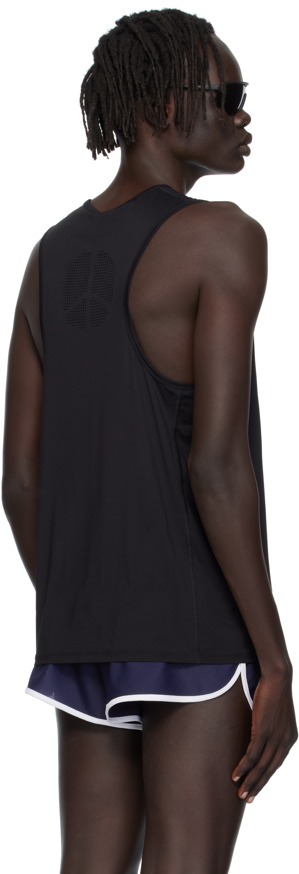 District Vision Black Ultralight Aloe Singlet Tank Top