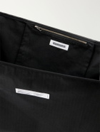 Neighborhood - Newspaper Herringbone Cotton Messenger Bag - Black