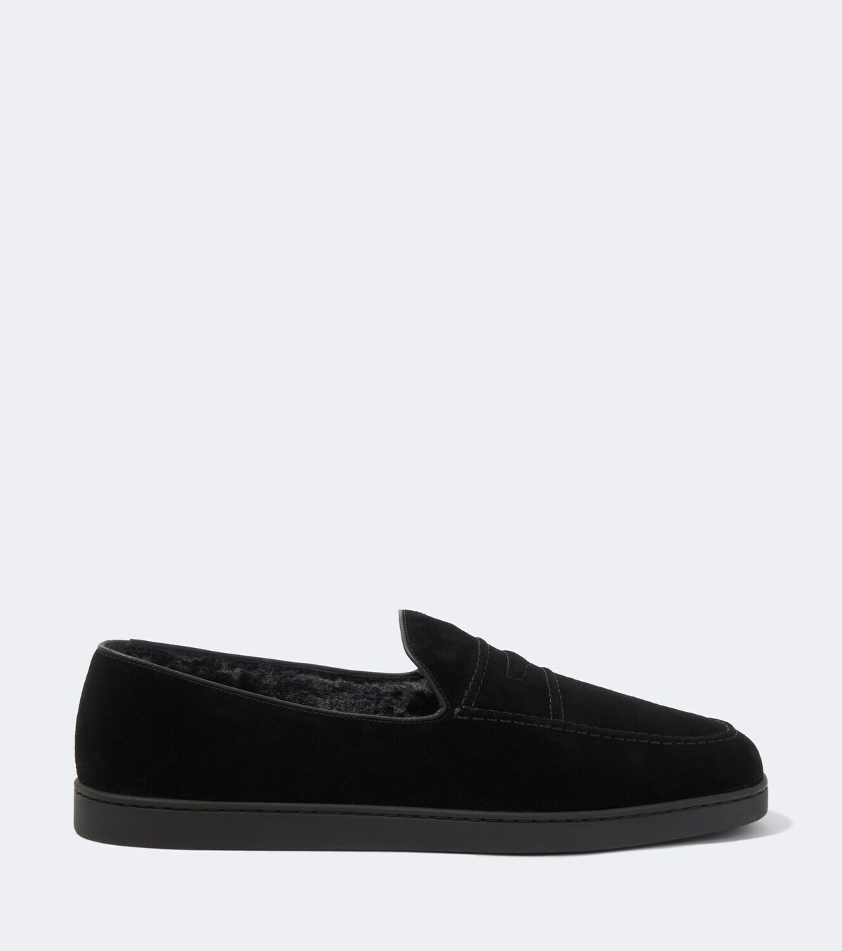 Church's Peebles shearling-lined suede loafers