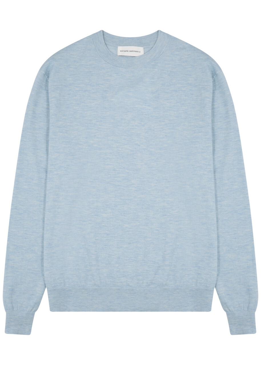 Extreme Cashmere N°233 Class Cashmere-blend Jumper - Blue - One Size