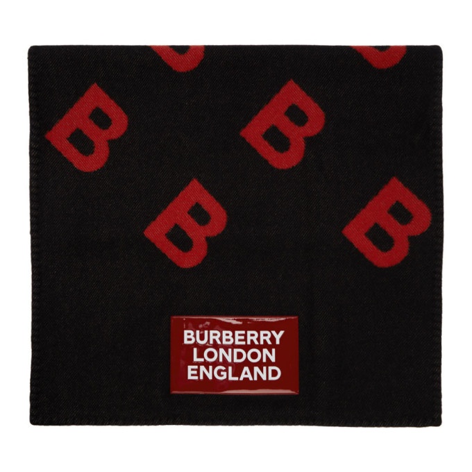 Photo: Burberry Black Patch Rotated B Blanket