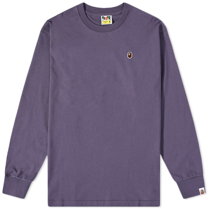 Photo: A Bathing Ape Long Sleeve Ape Head One Point Relaxed Fit ee