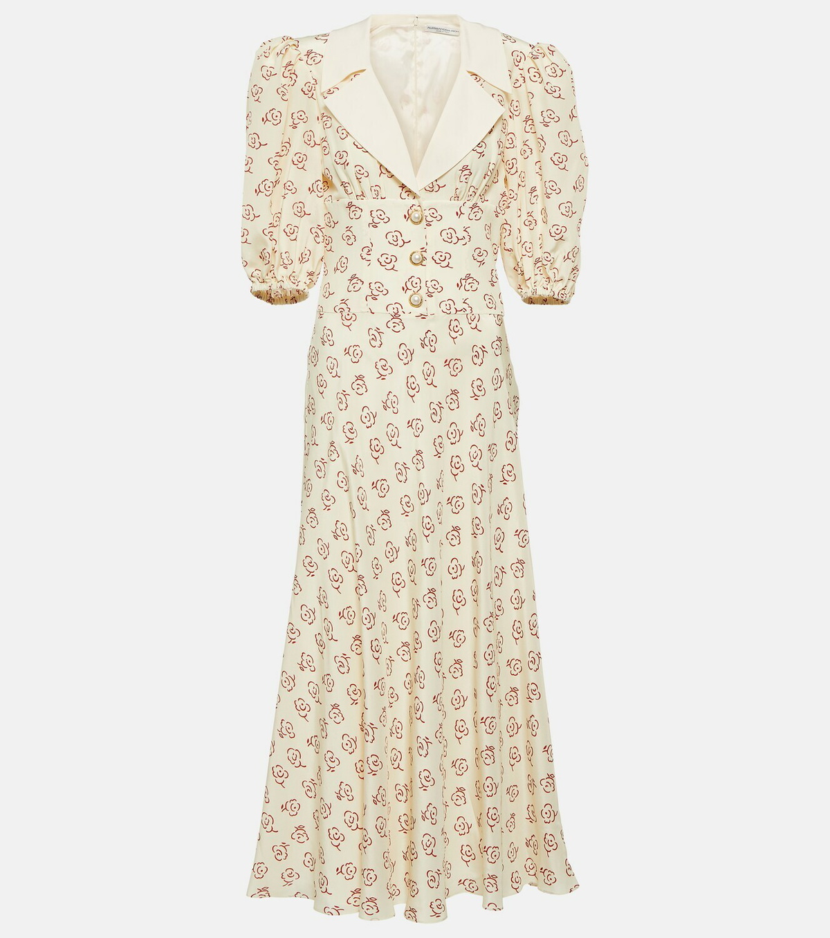 Alessandra Rich Floral silk maxi dress Alessandra Rich