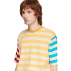 Sunnei Multicolor Knit Striped T-Shirt