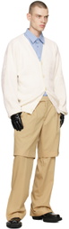 VTMNTS Tan Layered Trousers