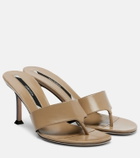 Christen Helix leather thong sandals