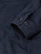 Hartford - Jemmy Padded Corduroy-Trimmed Cotton Jacket - Blue