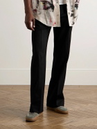 Acne Studios - Bars Low Suede-Trimmed Leather Sneakers - Gray