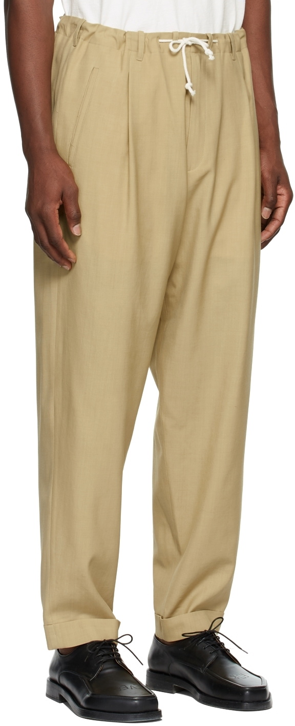 Magliano Beige Peoples Trousers Magliano