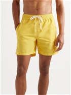 Hartford - Slim-Fit Mid-Length Swim Shorts - Yellow