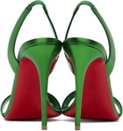 Christian Louboutin Green Marylin 100mm Heeled Sandals