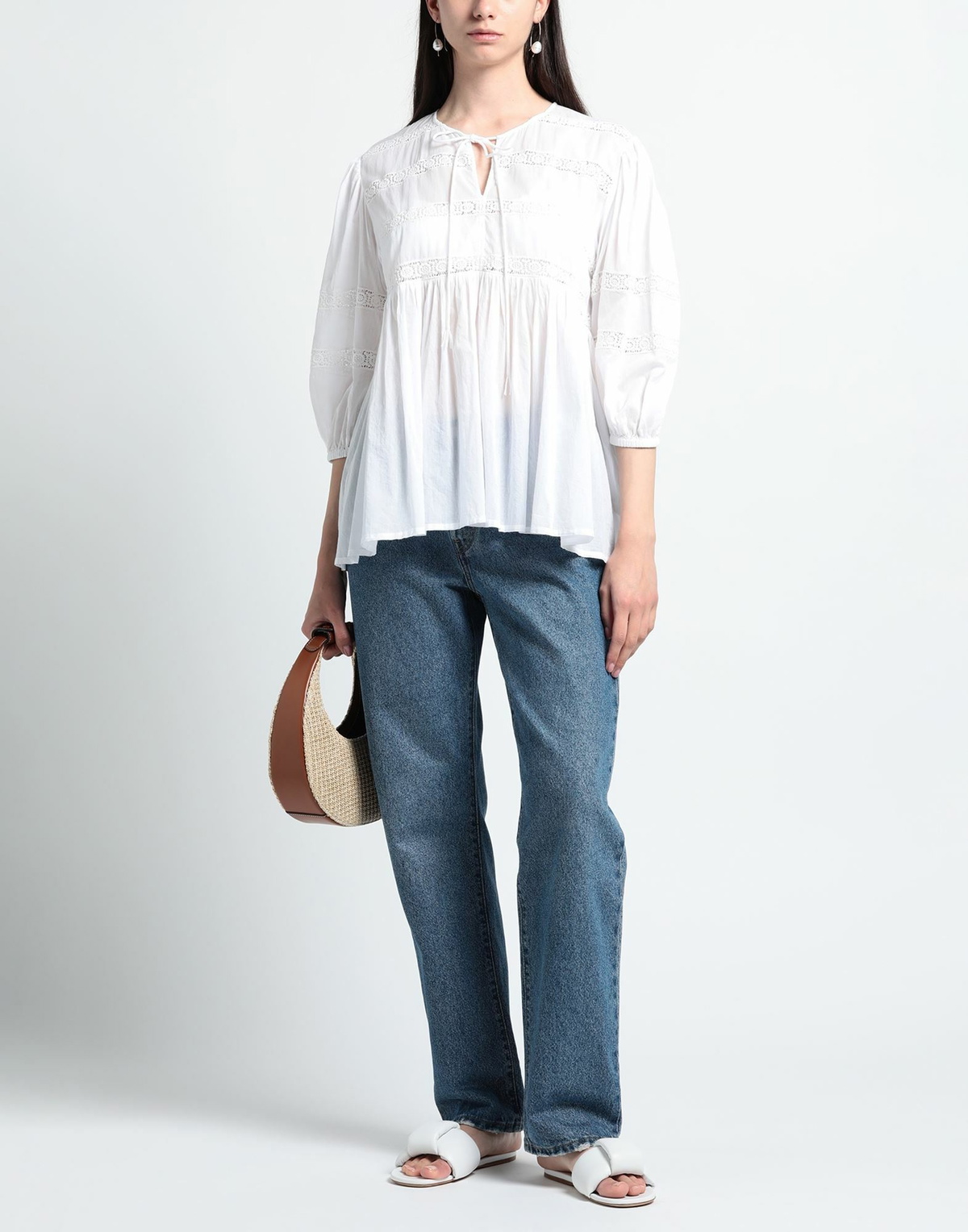 Alessia Santi Womens Top in White