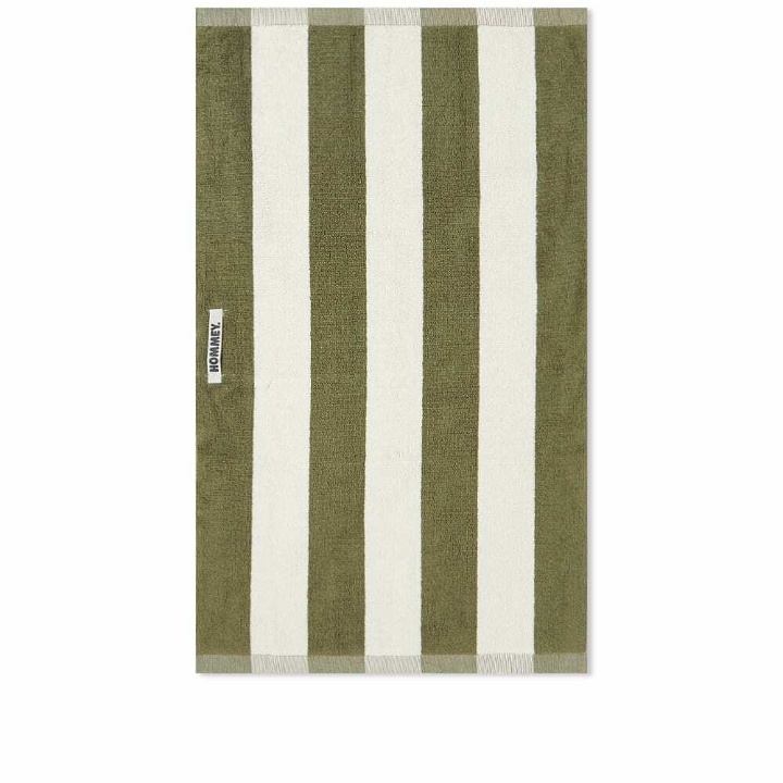 Photo: Hommey Hand Towel in Matcha Stripes