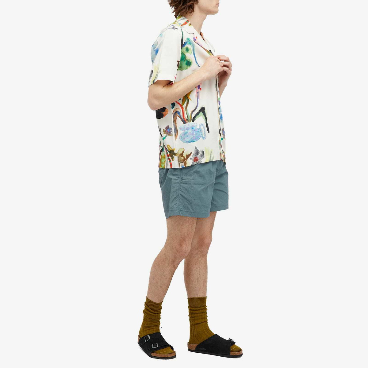 Corridor Men's Nylon Shorts in Blue
