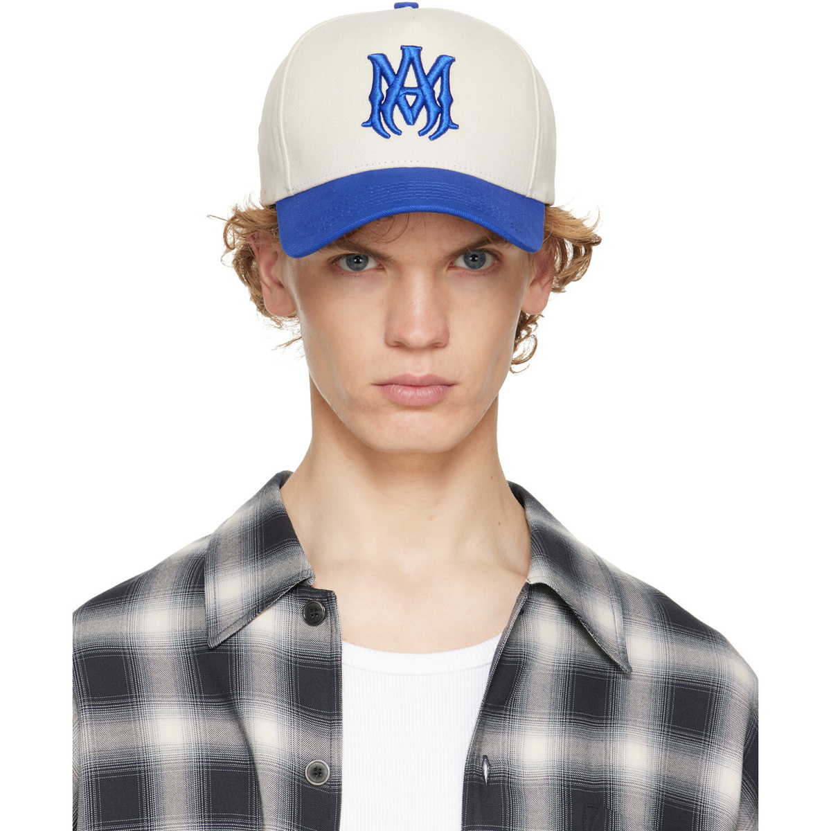 AMIRI Black Bandana Repair Trucker Cap Amiri