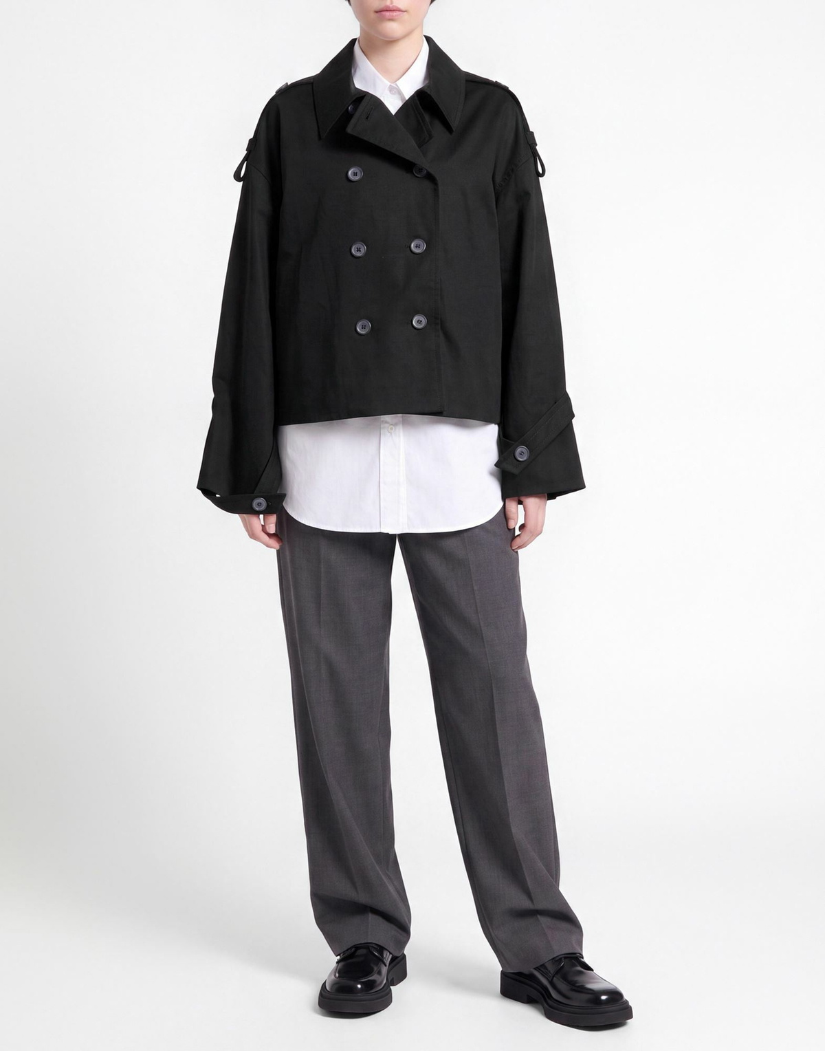 By Malene Birger Womens Overcoat & Trench Coat in Black