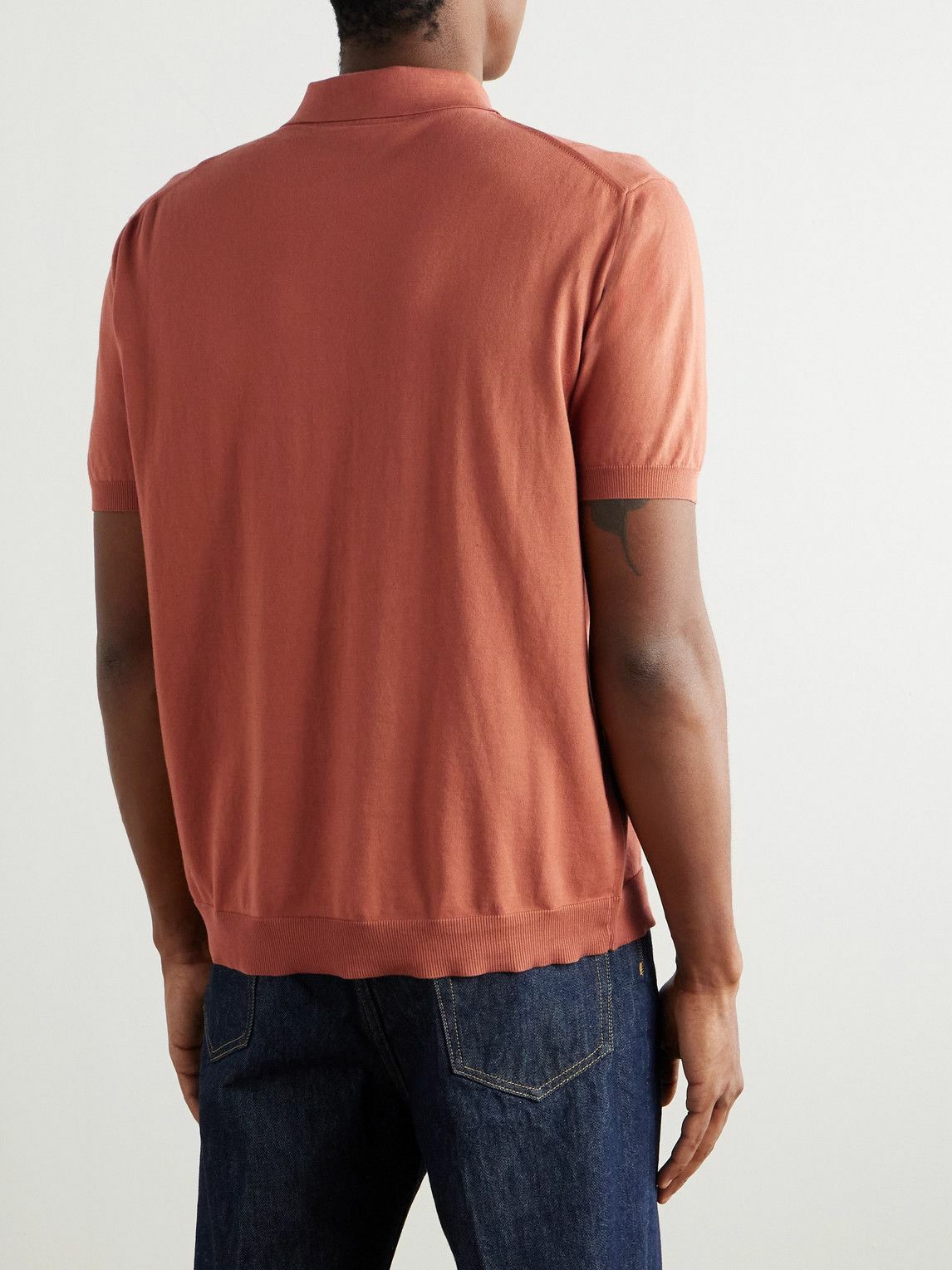 Baracuta - Horatio Striped Cotton Shirt - Orange