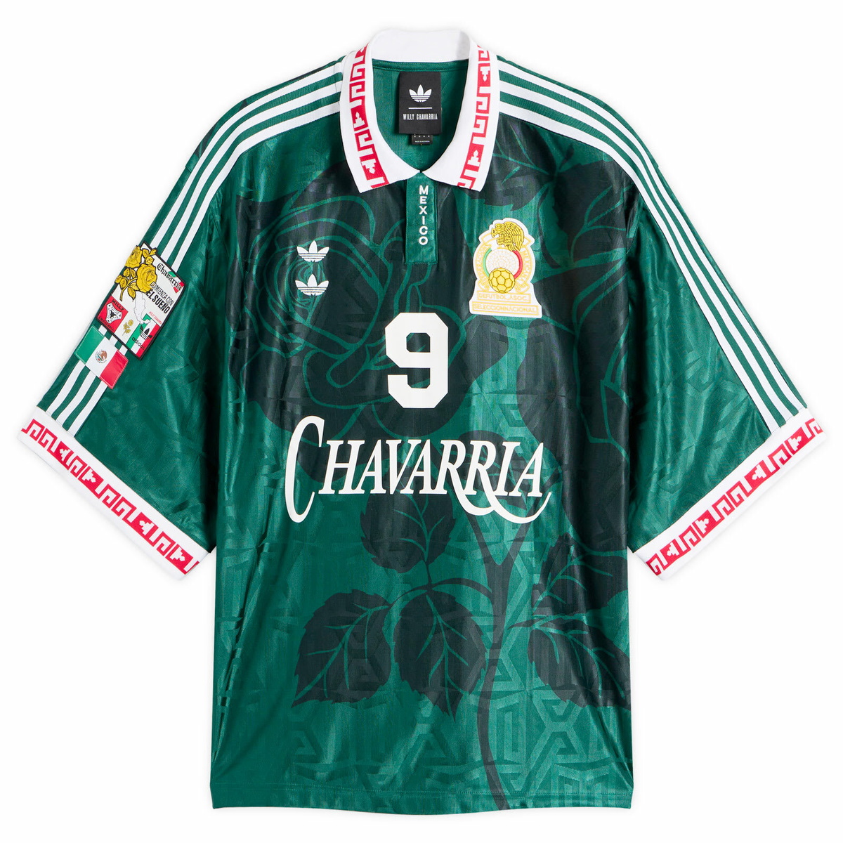 Adidas x Willy Chavarria Soccer Jersey in Collegiate Green