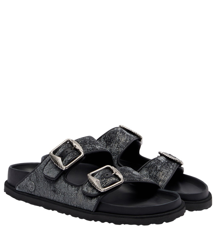 Photo: Birkenstock 1774 Arizona velvet sandals