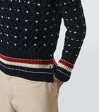 Thom Browne Cable-knit wool-blend sweater