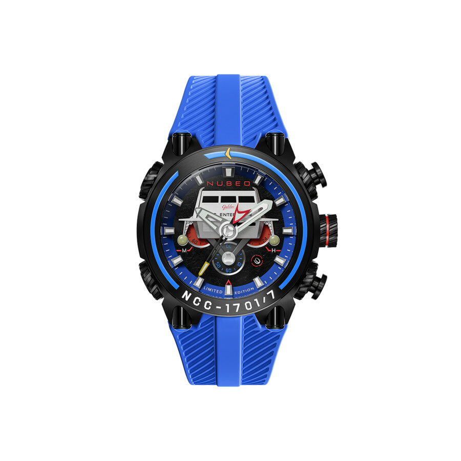 Nubeo Deimos Chronograph Blue Dial Mens Watch NB-6118-03