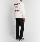 Billionaire Boys Club - Logo-Embroidered Appliquéd Slub Cotton Jacket - White