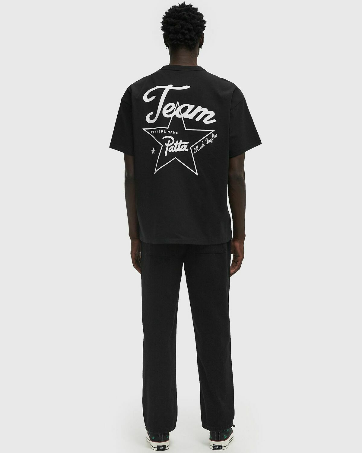 Converse X Patta Anniversary Tee Black Mens Shortsleefe Converse