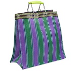 Puebco Recycled Plastic Square Bag in Green/Purple