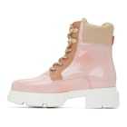 Joshua Sanders Pink Patent Velar Boots