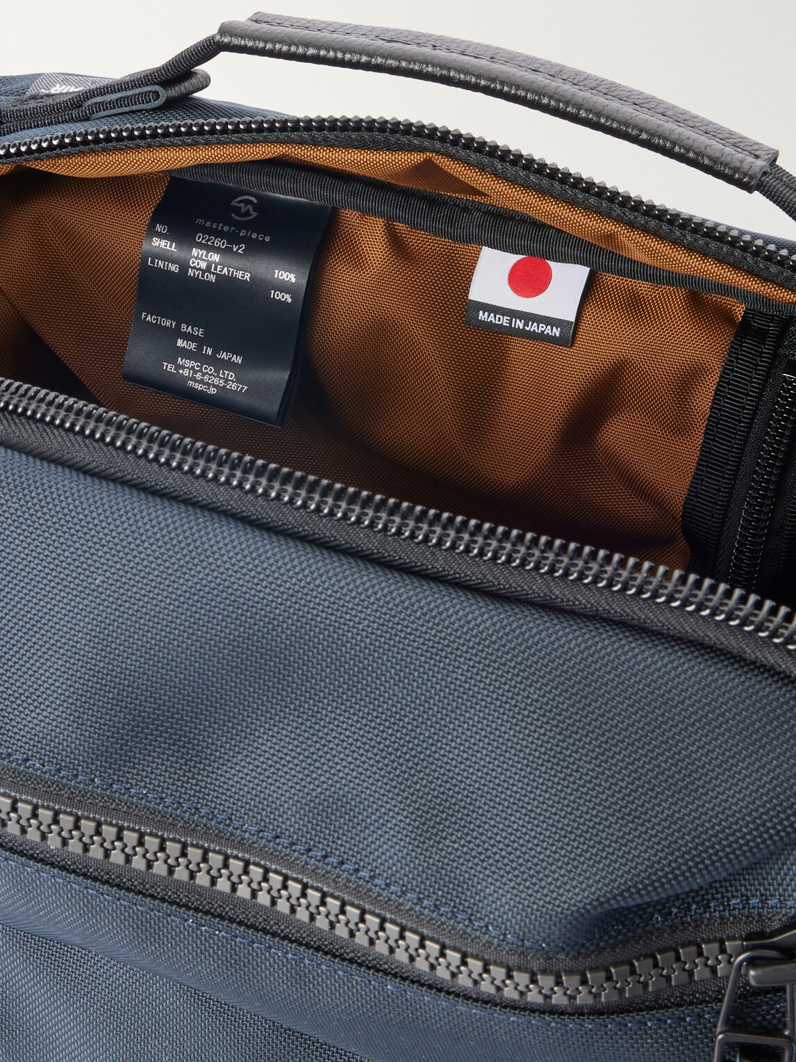 Master-Piece - Rise Leather and Canvas-Trimmed CORDURA® MasterTeX Backpack