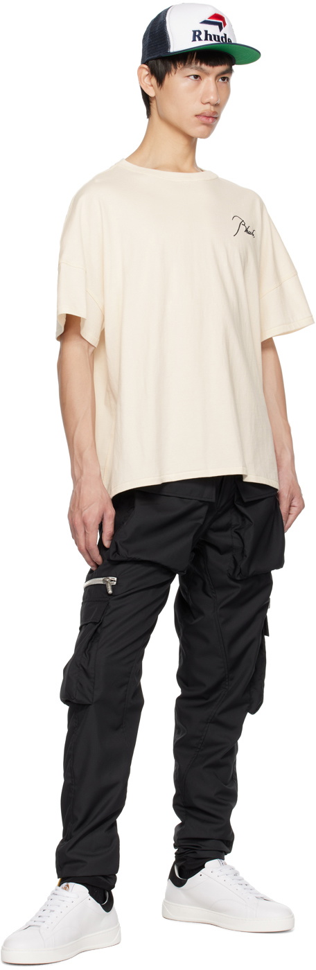 【関税込み】Rhude ベージュ Reverse Tシャツ REVERSE TEE – R H U D E